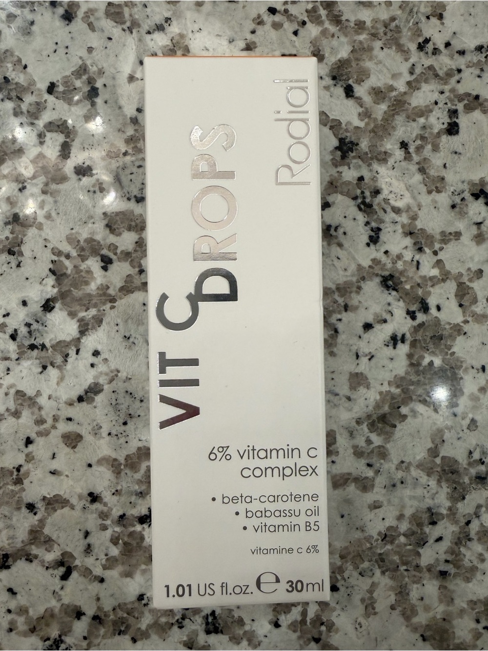 Rodial Vit C Drops Serum in White Packaging